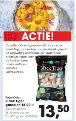 HANOS Royal Catch Black Tiger garnalen 16-20 aanbieding