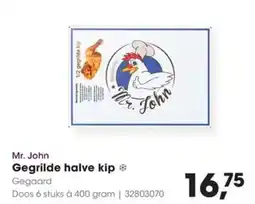 HANOS Mr. John Gegrilde halve kip aanbieding