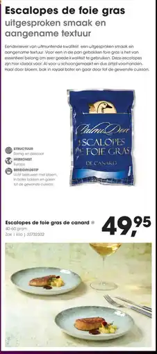 HANOS Escalopes de foie gras de canard aanbieding