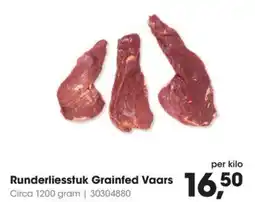 HANOS Runderliesstuk Grainfed Vaars aanbieding
