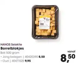 HANOS HANOS Selektie Borrelblokjes aanbieding