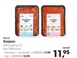 HANOS Henri Soepen aanbieding