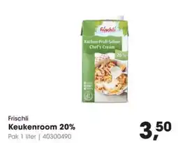 HANOS Frischli Keukenroom 20% aanbieding