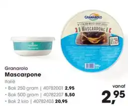 HANOS Granarolo Mascarpone aanbieding
