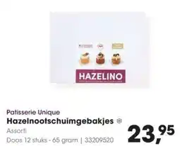 HANOS Patisserie Unique Hazelnootschuimgebakjes aanbieding