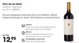 HANOS Clos de los Siete aanbieding