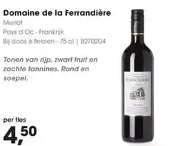 HANOS Domaine de la Ferrandière aanbieding