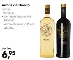 HANOS Armas de Guerra aanbieding