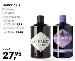 HANOS Hendrick's aanbieding