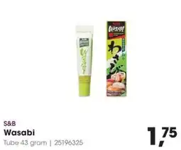 HANOS S&B Wasabi aanbieding