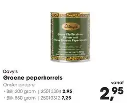 HANOS Davy's Groene peperkorrels aanbieding
