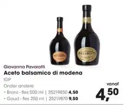 HANOS Giovanna Pavarotti aanbieding
