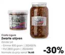 HANOS Costa Ligure Zwarte olijven aanbieding