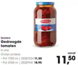 HANOS Iposea Gedroogde tomaten aanbieding