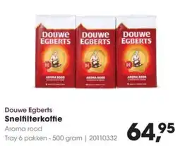 HANOS Douwe Egberts Snelfilterkoffie aanbieding