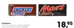 HANOS Candybars aanbieding