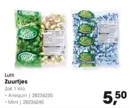 HANOS Lutti Zuurtjes aanbieding