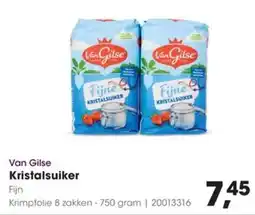 HANOS Van Gilse Fijne Kristalsuiker aanbieding