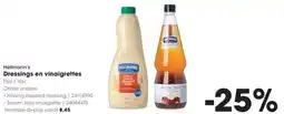 HANOS Hellmann's Dressings en vinaigrettes aanbieding