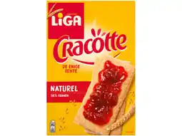 Hoogvliet Liga Cracotte luchtige crackers naturel aanbieding