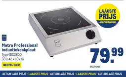 Makro Metro Professional inductiekookplaat aanbieding