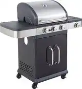 Praxis Cook'in Garden - Gasbarbecue Fidgi 3 Met Thermometer - 3 Branders + 11,5kw Kookplaat aanbieding