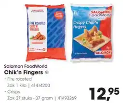 HANOS Salomon FoodWorld Chik'n Fingers aanbieding