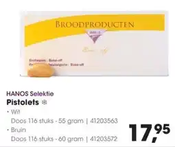 HANOS HANOS Selektie Pistolets aanbieding