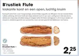 HANOS Bussing B'rustiek Flute aanbieding