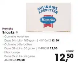 HANOS Homeko Snacks aanbieding