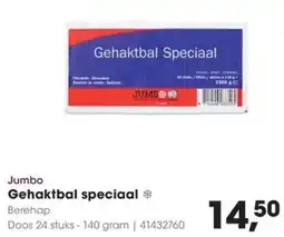 HANOS Jumbo Gehaktbal speciaal aanbieding