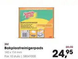 HANOS 3M Bakplaatreinigerpads aanbieding