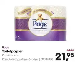 HANOS Page Toiletpapier aanbieding