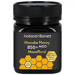 Holland & Barrett Holland & Barrett Manukahoning 850+ MGO Monofloraal - 250g aanbieding