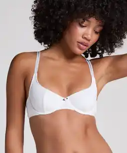 Hunkemoller Hunkemöller Niet-voorgevormde beugel bh Pointelle Wit aanbieding