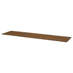 IKEA BestÅ Bovenblad, bruin/walnoot, 180x42 cm aanbieding