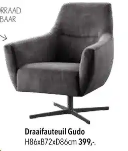 Pronto wonen Draaifauteuil Gudo aanbieding