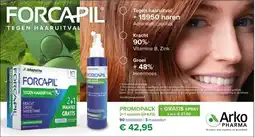 De Rode Pilaren FORCAPIL TEGEN HAARUITVAL aanbieding