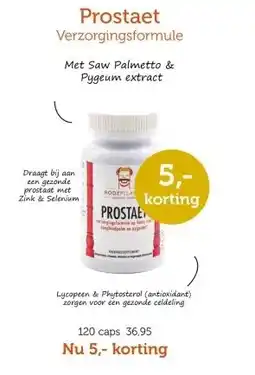 De Rode Pilaren Prostaet Verzorgingsformule aanbieding