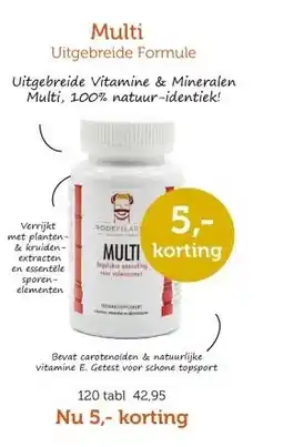 De Rode Pilaren Multi Uitgebreide Formule aanbieding