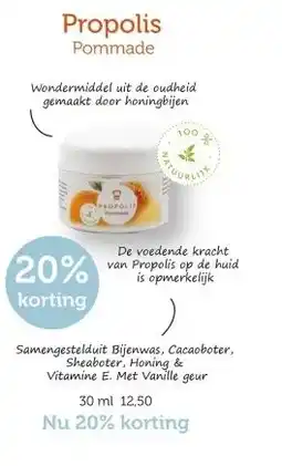 De Rode Pilaren Propolis Pommade aanbieding