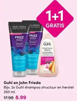 Drogisterij Visser Guhl en John Frieda aanbieding