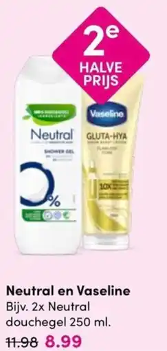 Drogisterij Visser Neutral en Vaseline aanbieding
