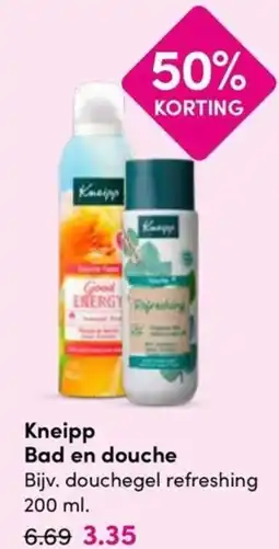 Drogisterij Visser Kneipp Bad en douche aanbieding