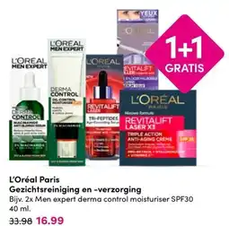 Drogisterij Visser L'Oréal Paris Gezichtsreiniging en -verzorging aanbieding