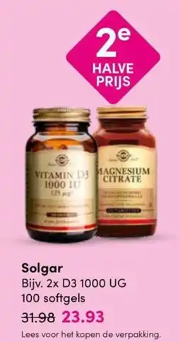 Drogisterij Visser Solgar aanbieding