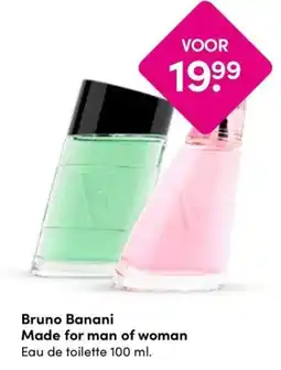 Drogisterij Visser Bruno Banani Made for man of woman aanbieding