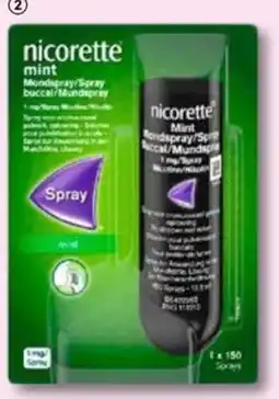 Drogisterij Visser Nicorette mondspray aanbieding
