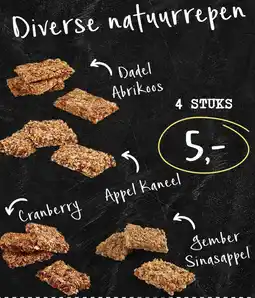 Bakkerij 't Stoepje Diverse natuurrepen aanbieding