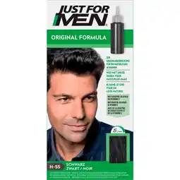 Etos Just For Men Original Formula Zwart H55 aanbieding